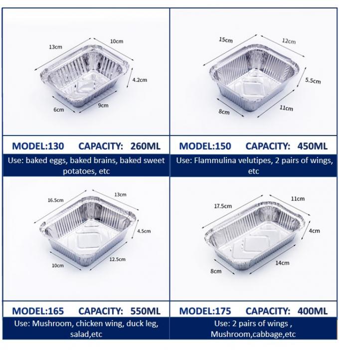 Aluminum Foil Containers Silver – Leak-Proof Heat-Resistant For Food Storage