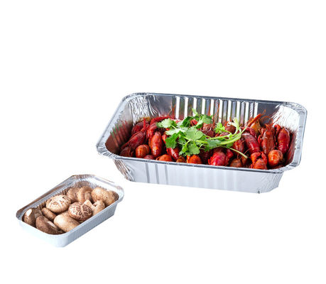 เหมาะสําหรับกล่องอาหารอัลลูมิเนียมระดับอาหารในอุตสาหกรรมอาหาร บริการที่กําหนดเอง ด้วยการสนับสนุนโรงงานมืออาชีพมากกว่าสิบปี