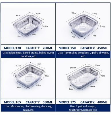 เหมาะสําหรับกล่องอาหารอัลลูมิเนียมระดับอาหารในอุตสาหกรรมอาหาร บริการที่กําหนดเอง ด้วยการสนับสนุนโรงงานมืออาชีพมากกว่าสิบปี