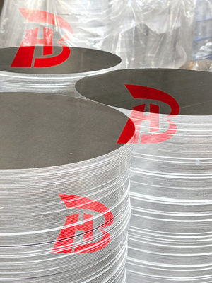 ที่กําหนดเอง 5mm อลูมิเนียม Discs กลมวงกลมว่าง 1000 ซีรีส์ สําหรับ Lampshade 1600mm