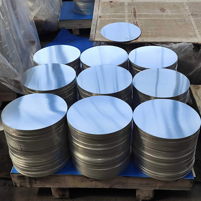 ความบริสุทธิ์ 99.5% อลูมิเนียมวงกลมแผ่น 1050 3003 สําหรับการวาดลึกและ anodizing