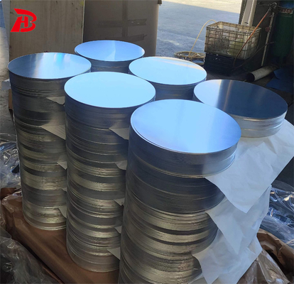 ความบริสุทธิ์ 99.5% อลูมิเนียมวงกลมแผ่น 1050 3003 สําหรับการวาดลึกและ anodizing