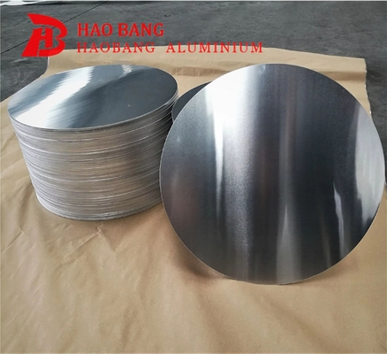 1050 - H14 อลูมิเนียมกลมวงกลมเหล็กสลัดแผ่นแผ่นสําหรับป้ายเตือนทาง
