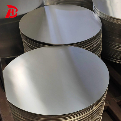 ความบริสุทธิ์ 99.5% อลูมิเนียมวงกลมแผ่น 1050 3003 สําหรับการวาดลึกและ anodizing