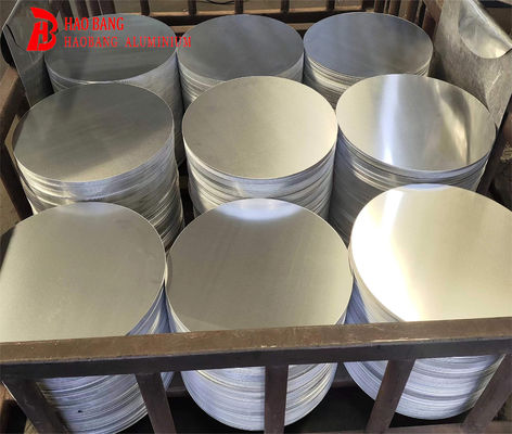 วงกลมอลูมิเนียมที่นําความร้อนและสามารถปรับแต่งได้ 1050/1060 0.3-6.0MM สําหรับชิ้นส่วนเตาไฟฟ้า