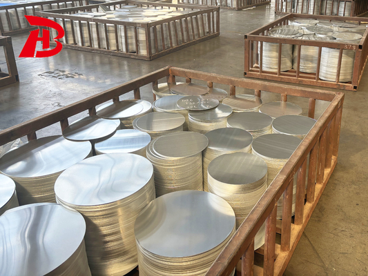 ขายตรงจากโรงงาน ความร้อน 1050 Ho กลม อลูมิเนียมดิสก์ ไม่มีแผ่นไม้