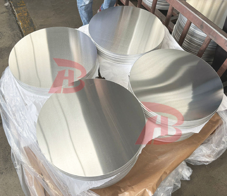 ผิวที่เรียบร้อย 80-1600 มม แผ่นกลมอลูมิเนียมสําหรับเครื่องปรุงอาหารหรือตกแต่งแสง
