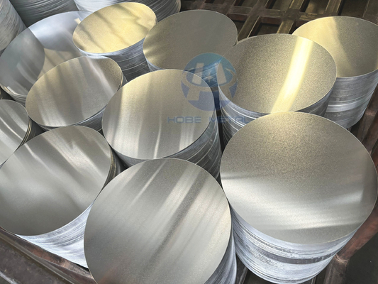 ผิวเรียบ อลูมิเนียมสกัดโลหะวงกลม 3 ซีรีส์สําหรับวงกลมสัญลักษณ์ตรง