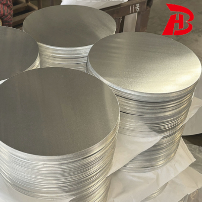 เครื่องทําอาหารกลมอลูมิเนียมมืออาชีพ 1100 1050 3003 สําหรับผลิตกระถางปิซซ่า