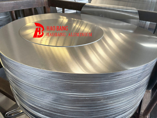 GB/T3880 ASTM B209 มาตรฐาน 1 ซีรี่ย์กลมอลูมิเนียมสําหรับเครื่องปรุงอาหารผิวเรียบ