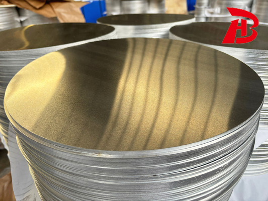 ป้ายกลมอลูมิเนียม 3000 ซีรีย์ที่กําหนดเอง ASTM B209 มาตรฐานสําหรับถังชา