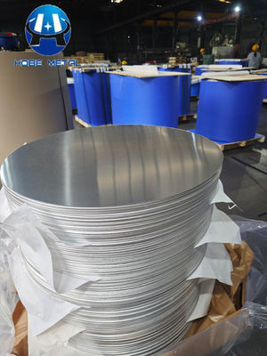 แผ่นอะลูมิเนียมกลมสำหรับขึ้นรูป Deep Drawing 1050 1100 1060 สำหรับเครื่องครัว