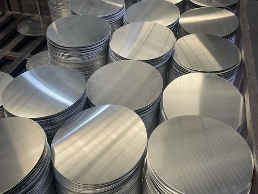 Silver Sleek Aluminum Circles 1070/1100 0.3-6.0MM for Industrial Lighting