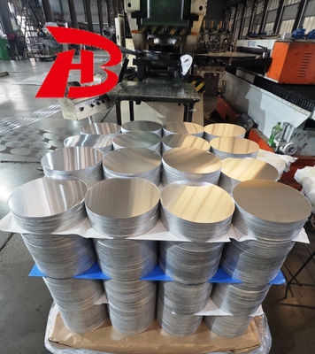 1050 1060 3003 Aluminum Circle CC DC Material O Soft H12 H18 Temper 0.3‑6mm Thickness 100‑1000mm Diameter Deep Drawing Aluminum Disc for Cookware Pots Pans Lamp Covers Stamping