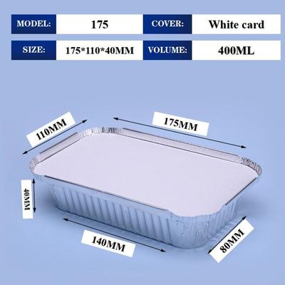 กล่องอาหารกลางวันฟอยล์อลูมิเนียมเกรดอาหารพร้อมตัวเลือกฝา 3 แบบ