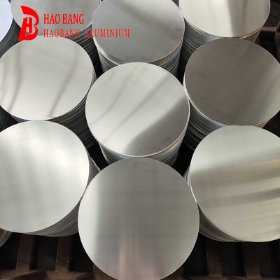 1050 1060 3003 Alloy Aluminum Circle Disc with 0.3-6mm Thickness for Deep Drawing Cookware Pots Pans Lamp Covers