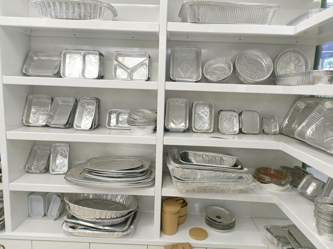 ภาชนะอาหารฟอยล์อะลูมิเนียมรีดเย็น เส้นผ่านศูนย์กลาง 500 มม.