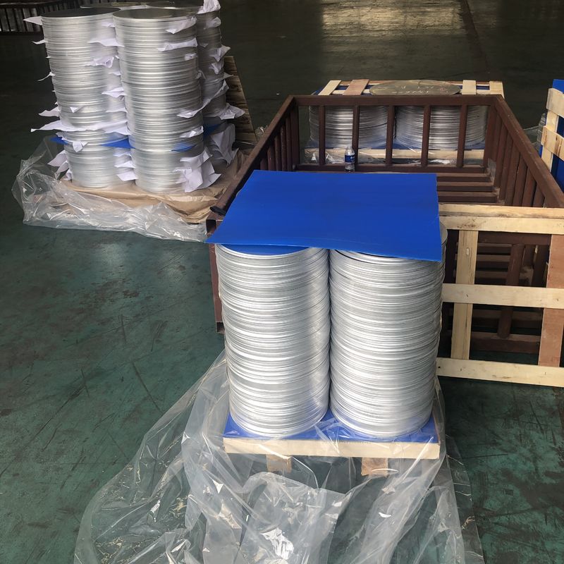 Smooth Surface High Flatness Aluminum Disc 1050 1060 3003 Alloy, 0.3–6mm Thick, Custom Size Aluminum Blank for Lamp Cover & Pots